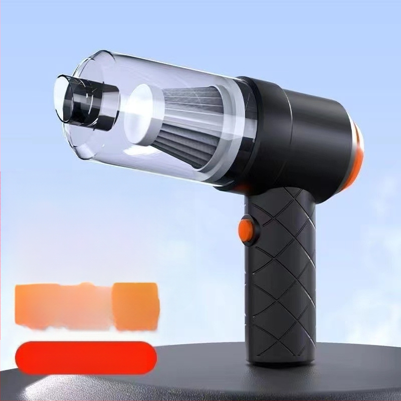 Φορητή χειροκίνητη σκούπα αυτοκινήτου με ενσωματωμένη αναρρόφηση και φύσηγμα, 7,4V, 120W, 6000Pa, ασύρματη επαναφορτιζόμενη