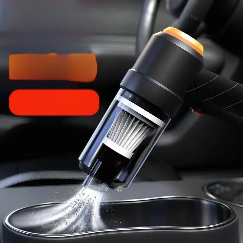 Φορητή χειροκίνητη σκούπα αυτοκινήτου με ενσωματωμένη αναρρόφηση και φύσηγμα, 7,4V, 120W, 6000Pa, ασύρματη επαναφορτιζόμενη