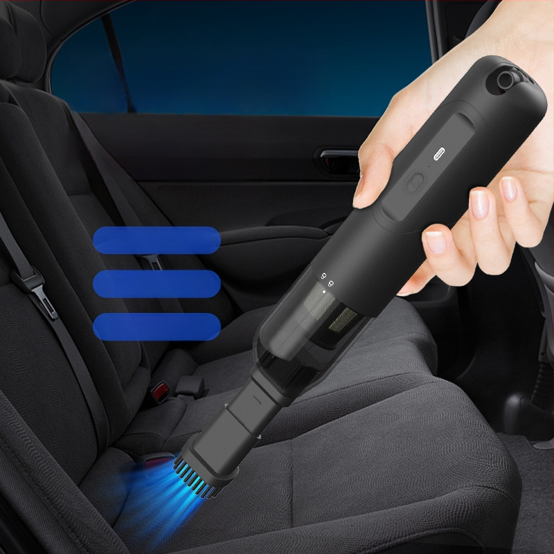 NEWO Μικρή ασύρματη ηλεκτρική σκούπα αυτοκινήτου, επαναφορτιζόμενη, 11.1V, 56W, 5500Pa ισχυρή αναρρόφηση