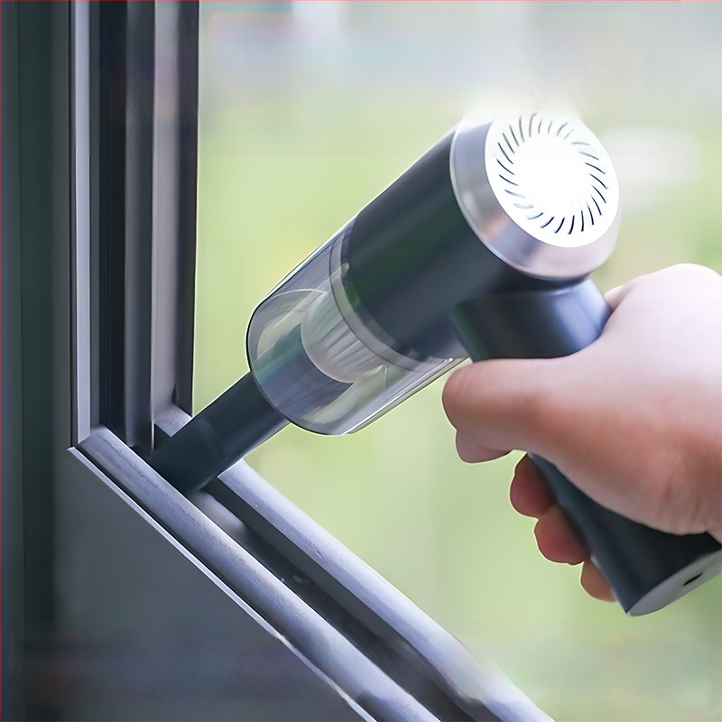 Χειροκίνητος φορητός απορροφητήρας αυτοκινήτου — Ασύρματη φόρτιση, Ισχυρή απορρόφηση 20000 Pa, 65W, χωρίς καλώδια, Λειτουργία φουσκώματος