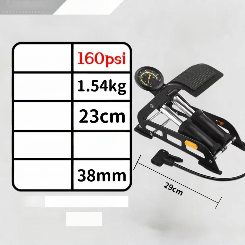 Dvigubo cilindro kojų siurblys – Mk-foot 01, Geležis, Slėgis 170