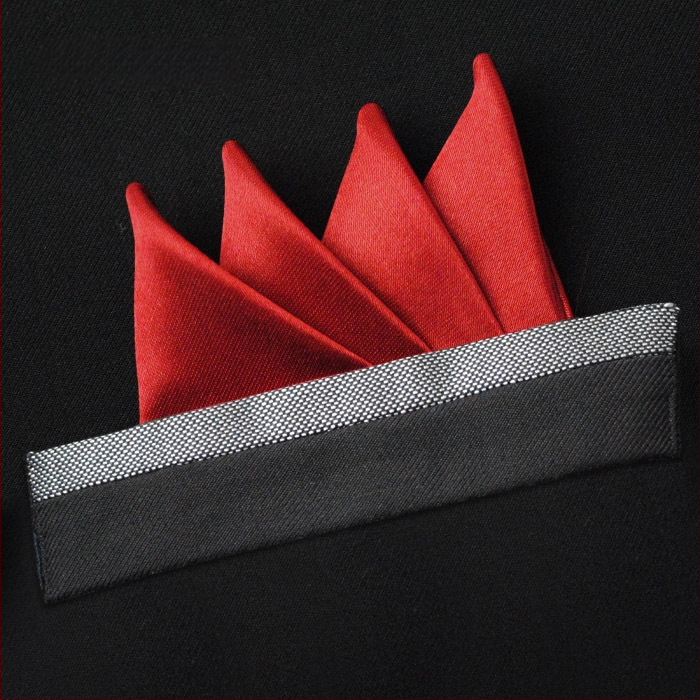 Мъжка джобна кърпичка, висококачествен монохромен мотив, полиестерни нишки, полиестерна подплата, печатен дизайн