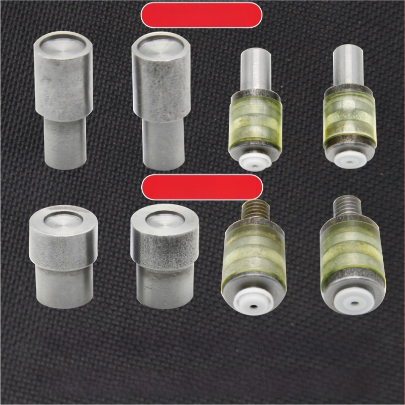 Ruyu vasból készült nyomógomb beépítő szerszám, gyanta öntőformával – kézi beépítés kabátokhoz, dzsekikhez és bőrárukhoz