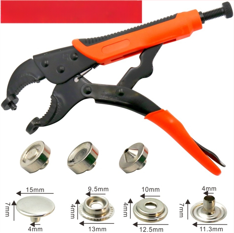 Demiao Réz Alapanyagú Négygombos Csattolás Kézi Nyomóeszköz Ruházathoz és Bőráruhoz