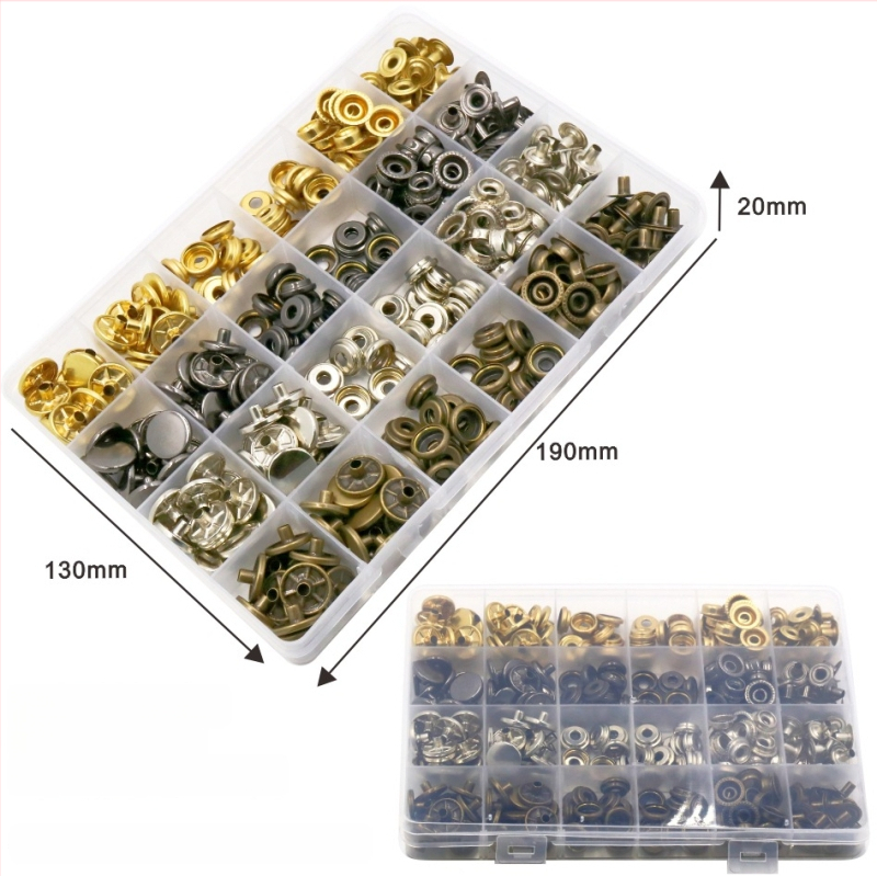 Demiao Réz Alapanyagú Négygombos Csattolás Kézi Nyomóeszköz Ruházathoz és Bőráruhoz