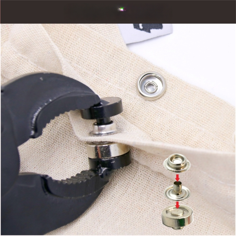 Demiao Réz Alapanyagú Négygombos Csattolás Kézi Nyomóeszköz Ruházathoz és Bőráruhoz