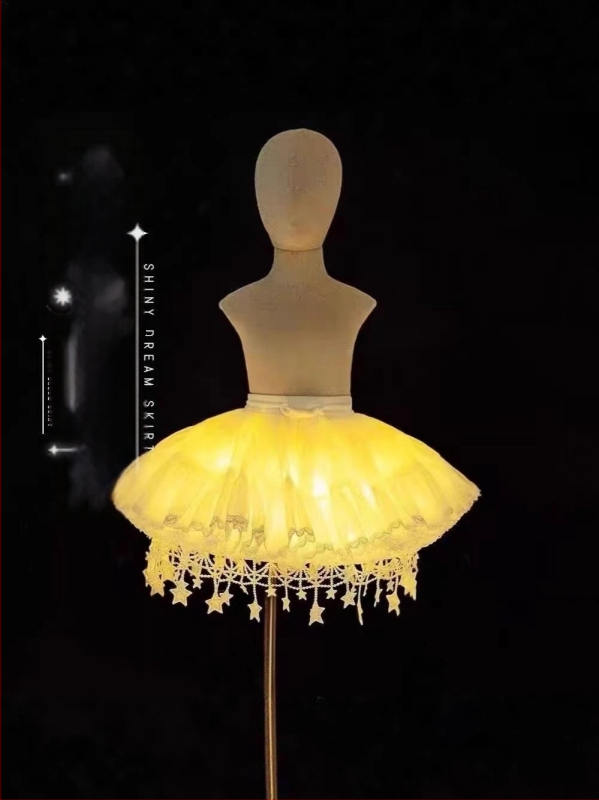 Lányoknak szóló hercegnő-stílusú A-vonalú mini szoknya chiffonból, 100% poliészter, pamut bélés, 3–8 éveseknek