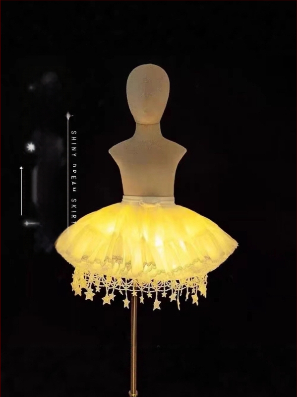 Lányoknak szóló hercegnő-stílusú A-vonalú mini szoknya chiffonból, 100% poliészter, pamut bélés, 3–8 éveseknek