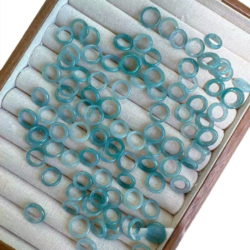 Nefrīta juvelierizstrādājumu sastāvdaļa – Pulēts nefrits, DIY piederumi rotaslietām, rudens 2024 izlaišana