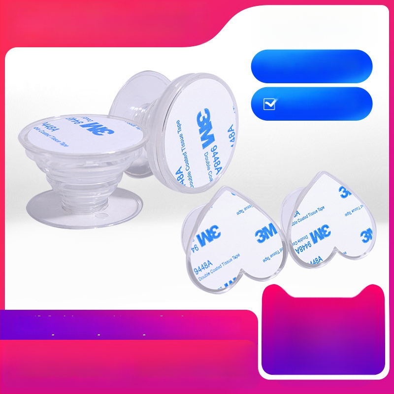 Telefono žiedinis laikiklis su sulankstomu teleskopiniu stovėtoju, PC+TPU konstrukcija, rankinis naudojimas