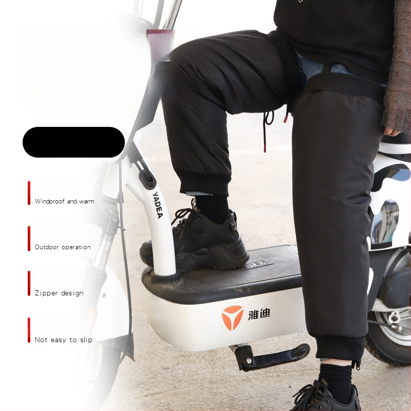 Kojų kelio apsaugos motociklams ir lauko dviračiams – fliso įdaila, atsparus vandeniui, žiemai šilti (Medžiaga: šilko pluoštas, universalus pritaikymas, blau)