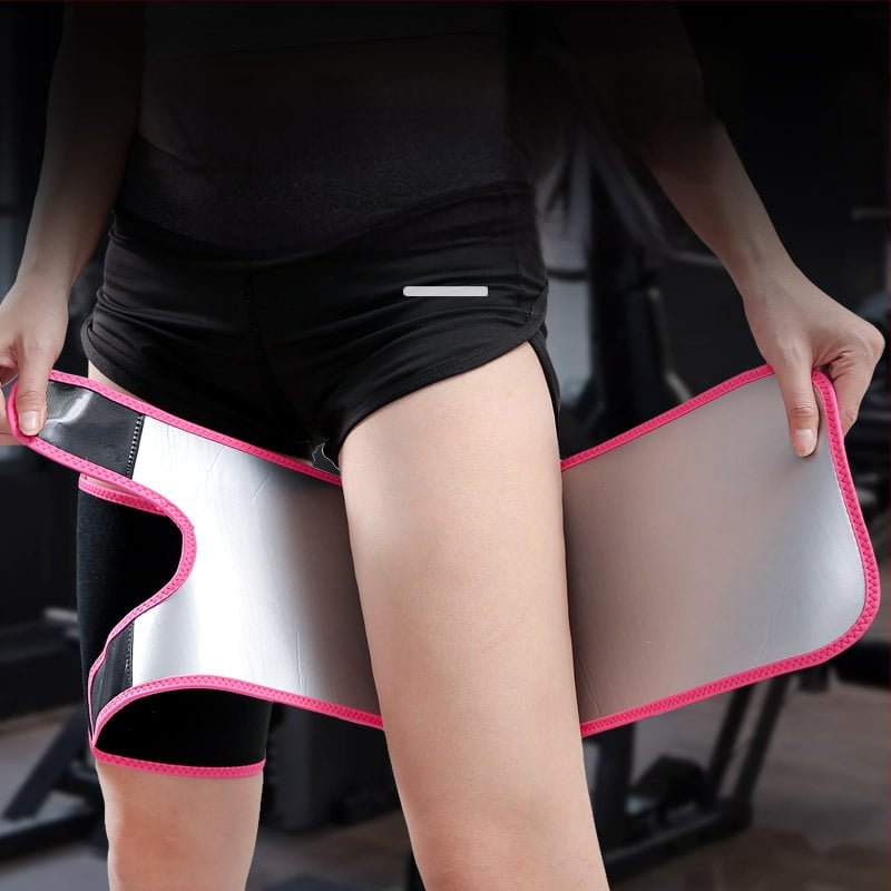 Guminiai blauzdos apsaugos – prakaitavimą skatinanti juosta jogai ir fitnesui, 150 vienetų pakuotė