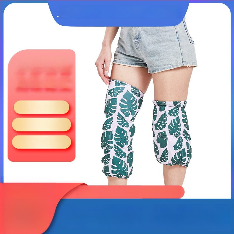 Manșete pentru exterior cu model floral, material poliester, imprimare logo și pachete gel solid, personalizabile