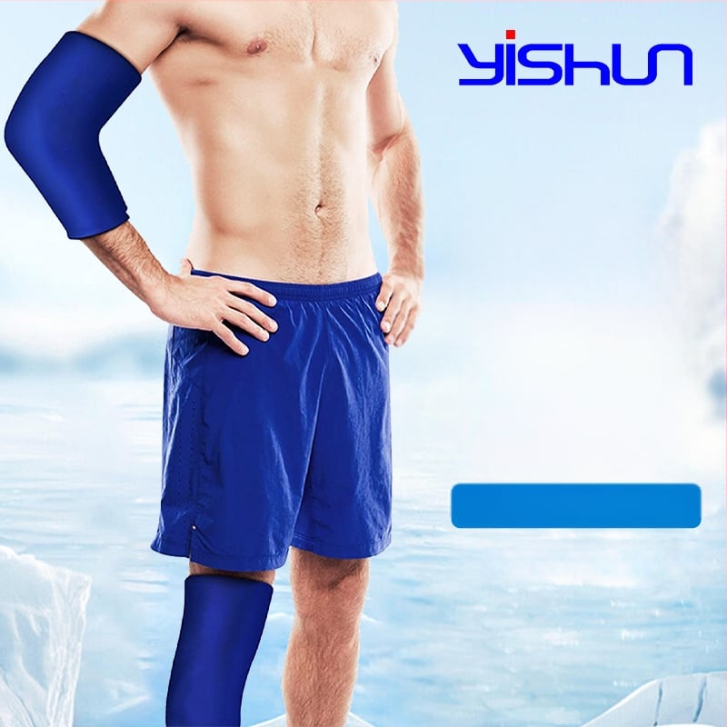 YS Υπαίθριο μανσέτα γέλης για καρπούς και πόδια – Διπλής χρήσης ζεστό/κρύο, αδιάβροχο ύφασμα, προσαρμόσιμο λογότυπο, Unisex