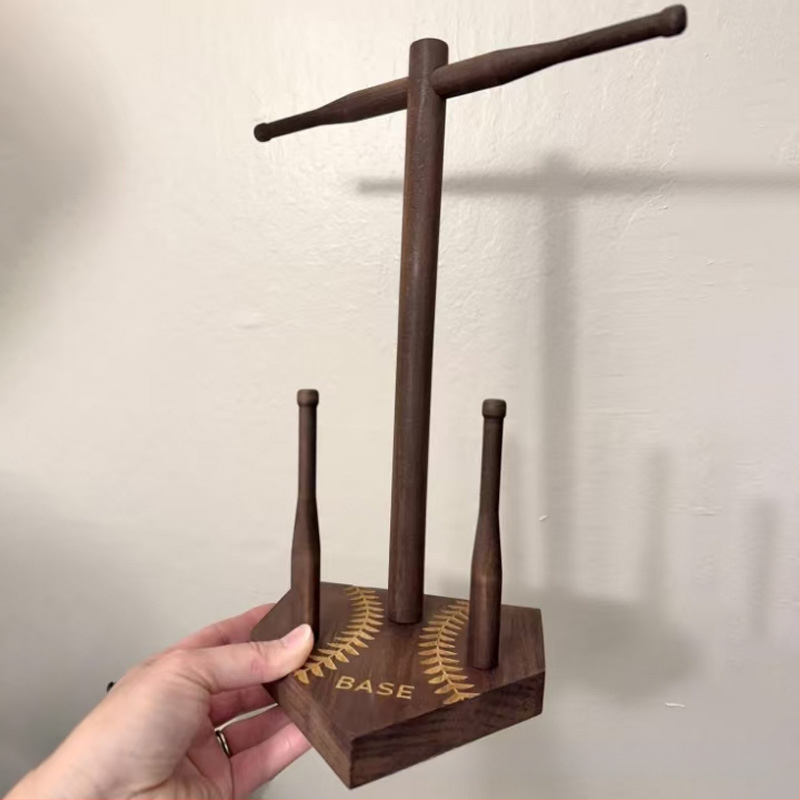 Koka gredzenu displeja statīvs, galda juvelierizstrādājumu organizators, vienlīmeņu, radošs dizains