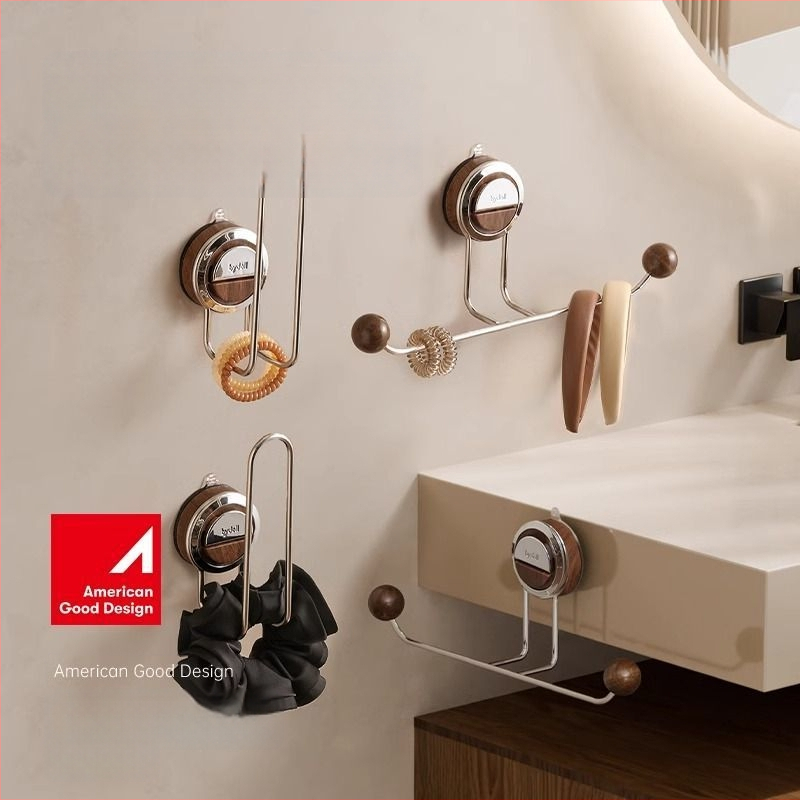 Sienas stiprināms nerūsējošā tērauda juvelierizstrādājumu statīvs, 1 līmenis, daudzfunkcionāls organizētājs kaklarotām, rokassprādēm un matu aksesuāriem