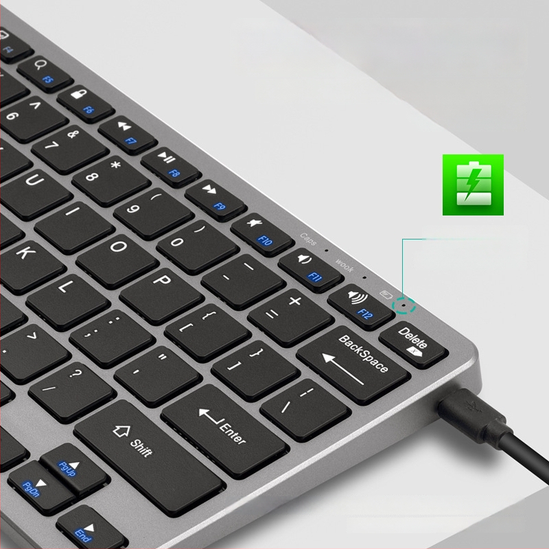 Set tastatură și mouse wireless cu Bluetooth în trei moduri