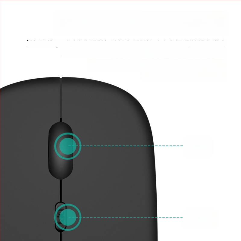 Set tastatură și mouse wireless cu Bluetooth în trei moduri