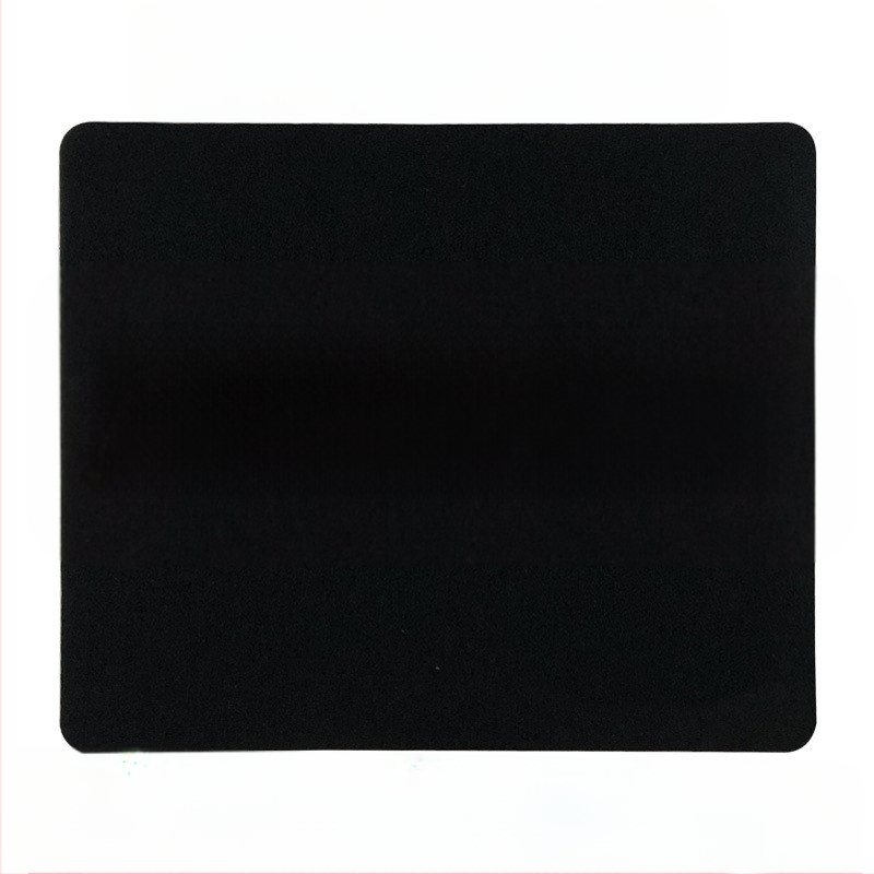 Debela crna gumena podloga za miš 180×220×2 mm, jednostrana, tisak logotipa