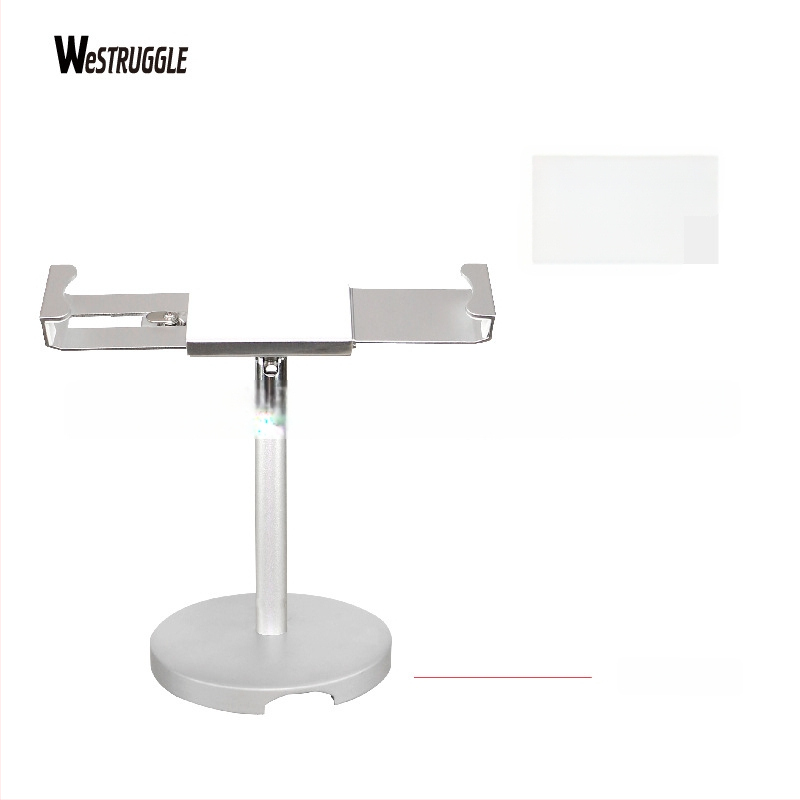 Laikiklis planšetiniam kompiuteriui su užraktu – stalinis reguliuojamas laikiklis iPad 2/3/4 ir iPad Mini – metalinė konstrukcija, svoris 1,1 kg