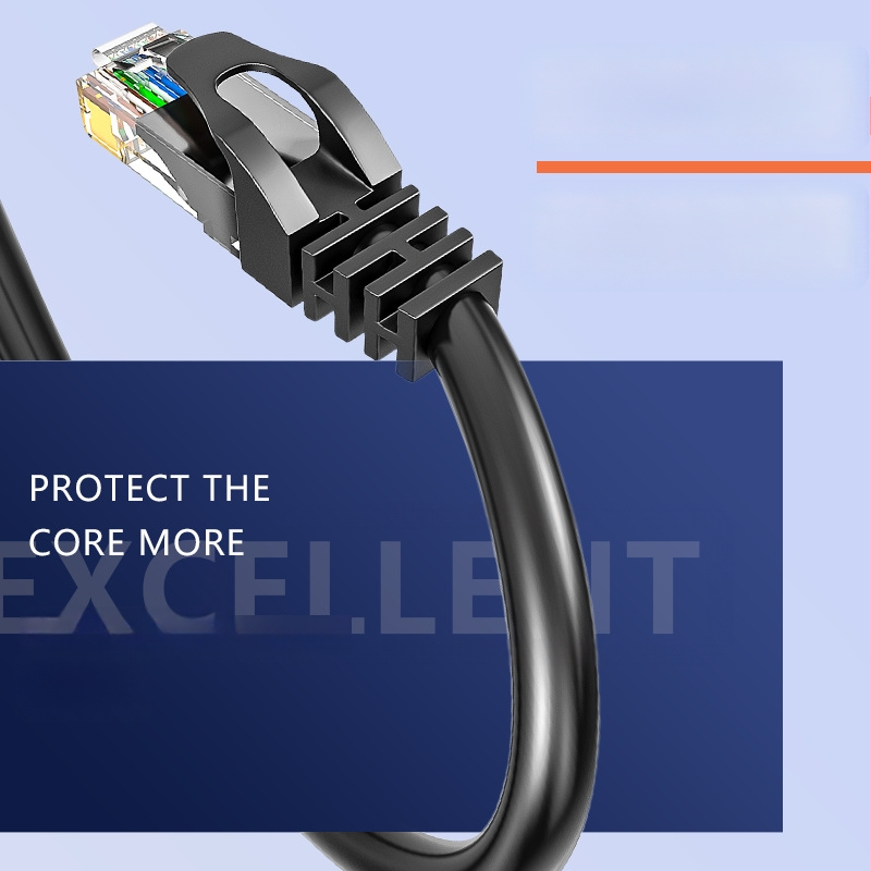 CAT6 неекраниран Ethernet кабел, гигабитов RJ45 вътрешен мрежов патч кабел за компютър