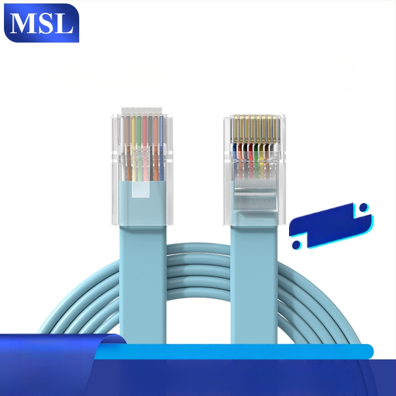 8P8C RJ45 telefona tīkla jumperis — skābekļa brīvs vara, 2 m garums, zeltīti kontakti