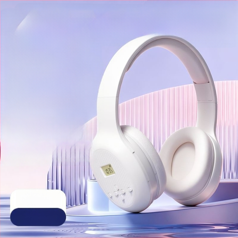 Auben bezvadu austiņas CET-4/ CET-6 klausīšanai, uz galvas uzliktas, 250 g, FM radio