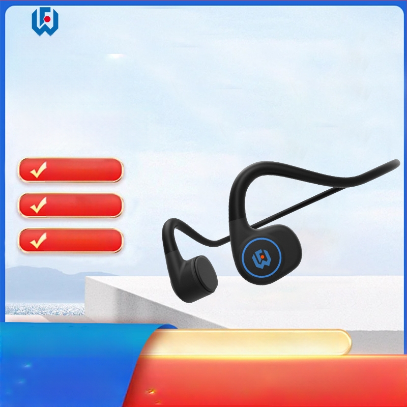 M6 luu konduktiivsed kõrvaklapid, sisseehitatud 8GB MP3-mäluga, puudutusega juhtimine, Bluetooth 5.3, 521mAh aku, kaal 36 g