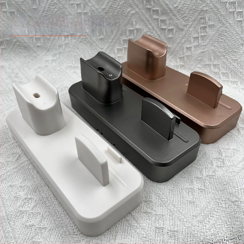 3-in-1 įkrovimo pagrindas su kabelių saugykla – skirtas iPhone, Apple Watch, išmaniajam telefonui ir ausinėms – TPU, paprastas stilus