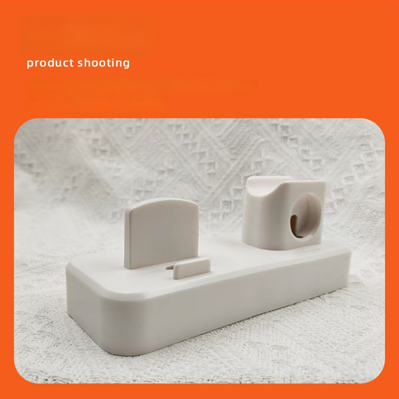 3-in-1 įkrovimo pagrindas su kabelių saugykla – skirtas iPhone, Apple Watch, išmaniajam telefonui ir ausinėms – TPU, paprastas stilus