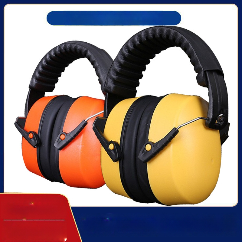 Protecție auditivă cu bandă pentru cap, reducere zgomot; spumă ABS densă; căptușeală din spumă densă; purtare cu banda; potrivit pentru muncă, învățare și odihnă