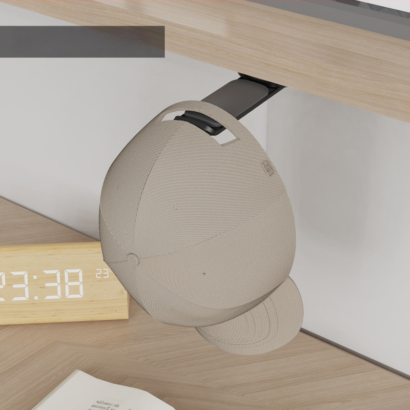 Darbalaušio ausinių laikiklis su 360-degree pasukamu laikikliu ir kabelių laikymu, lydinio medžiaga, universalus stilius