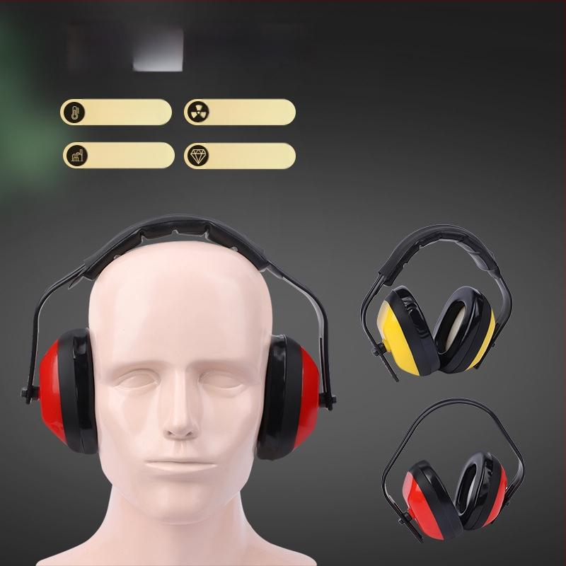 Protecții auditive cu bandă pentru cap, izolare fonică, construcție ABS+PVC, căptușeală din burete