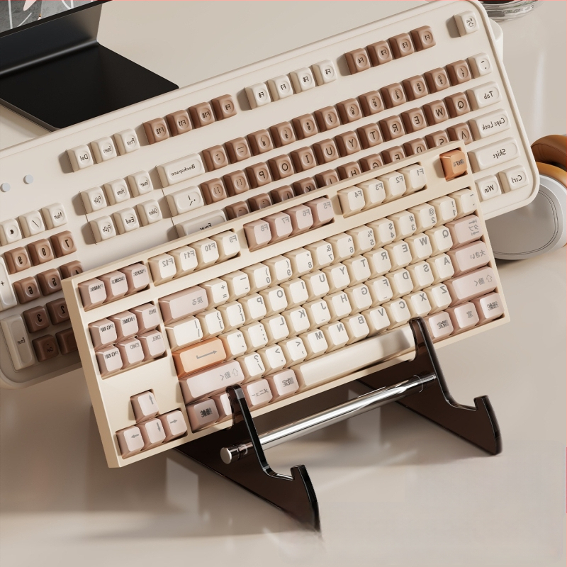 Stalo klaviatūros rodymo laikiklis su akrilo rankena, belaidėms mechaninėms klaviatūroms saugojimui, modelis 2357393523336544640, pritaikomas