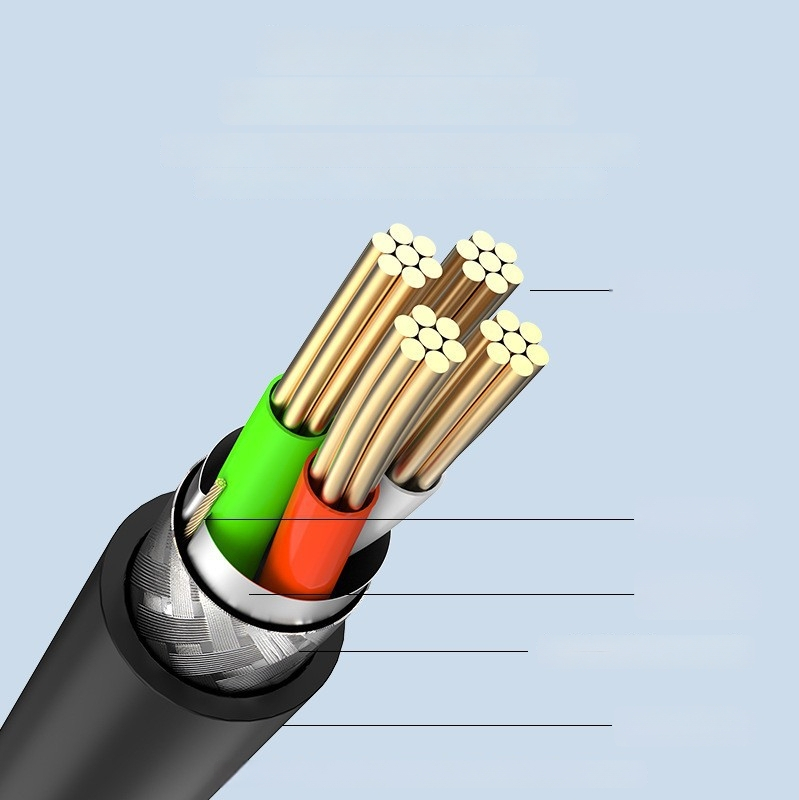 Cabl USB 2.0 pentru imprimantă, cu cupru fără oxigen, cablu de date cu conector pătrat, 1,5 m
