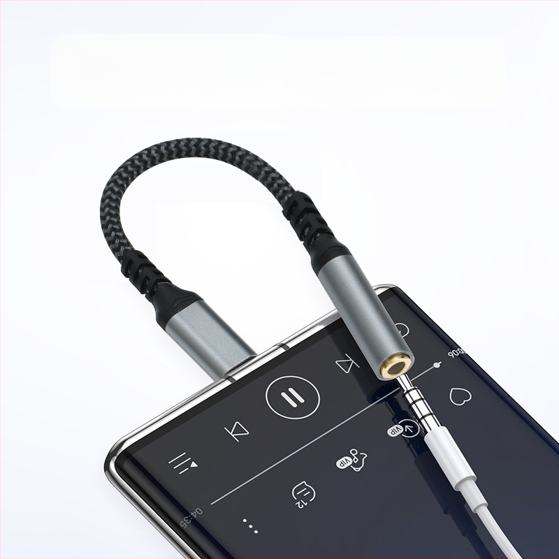 HYX-52 USB-C skaitmeninis garso adapteris 3,5 mm ausinėms, Android telefonams; suderinamas su Xiaomi, Huawei, OPPO