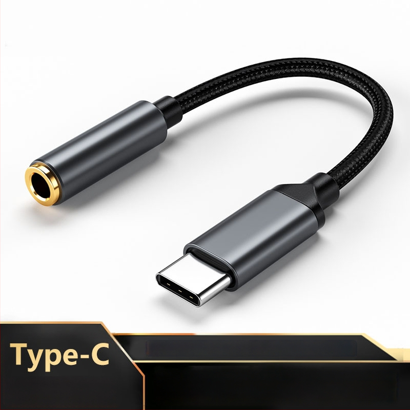 HYX-52 USB-C skaitmeninis garso adapteris 3,5 mm ausinėms, Android telefonams; suderinamas su Xiaomi, Huawei, OPPO