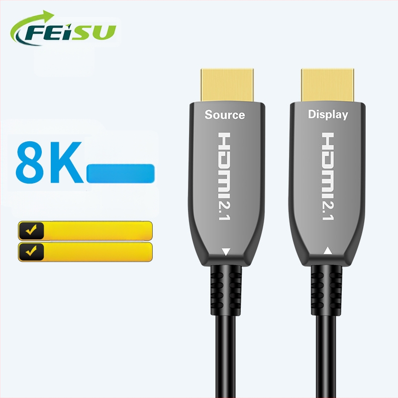 HDMI optički kabel vlaknom 8K60Hz – dugi domet za TV, PC, projektor, kućni kino i inženjerske primjene