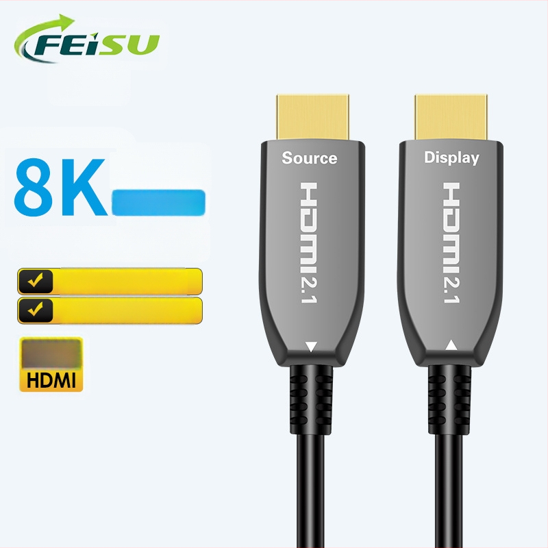 HDMI optički kabel vlaknom 8K60Hz – dugi domet za TV, PC, projektor, kućni kino i inženjerske primjene