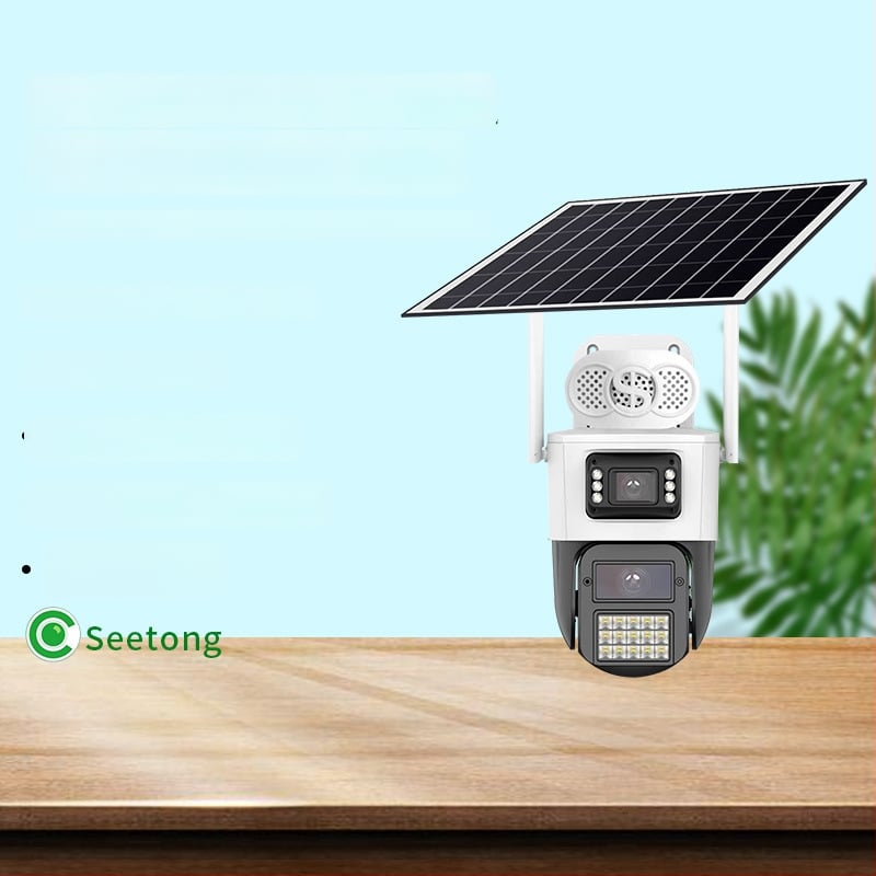 Tianshitong H30 4G solarna kamera za nadzor sa zumom, AOV, niska potrošnja energije, punobojna HD, IR noćni pogled, vanjska uporaba