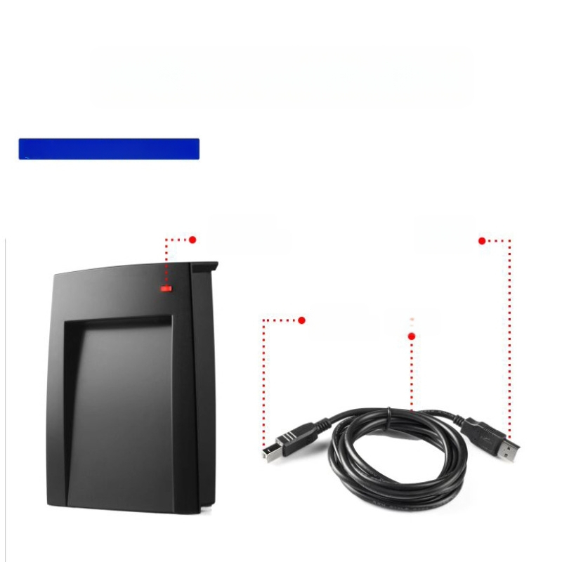 NFC masinis skaitytuvas/rašytuvas USB be tvarkyklių, su SDK - Aukšto dažnio NFC, jutiklio atstumas 1–5 cm, skaitymo laikas 0,5–3 s