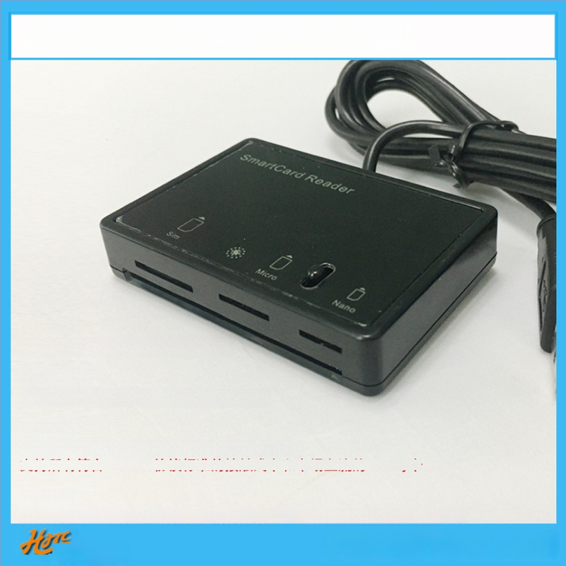 MCR3516 USIM kortelės rašymo/skaitymo įrenginys USB | ISO7816 kontaktinė korta, 4 MHz, skaitymo greitis iki 420 kbps, palaiko Nano-SIM ir Micro-SIM