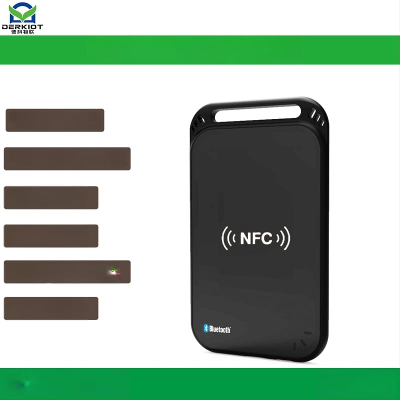 DK309 Bluetooth NFC kortelių skaitytuvas bekontaktėms kortelėms; aukštos dažnio kortoms; aptikimo diapazonas 0–6; darbinė dažnis 13560; kortelės skaitymo laikas 0,2 s