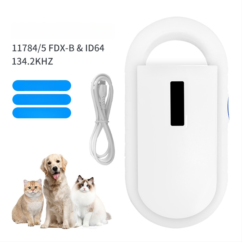 Rankinis gyvūnų identifikavimo kortelių skaitytuvas, modelis 160, bekontaktis kortų skaitymas (11784/5 FDX-B & ID64, jutiklio atstumas: 5, darbinė dažnis: 125/134.2 kHz)