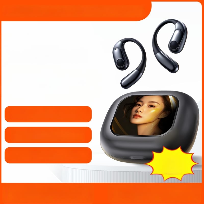 AI nutikas samaaegse tõlke Bluetooth peakomplekt, kõrvakaariku kilp, salvestus ja transkriptsioon, Android/iOS, Bluetooth 5.4, 400mAh, 45g, puutetundlik ja nupuvõti, 2025 mudel