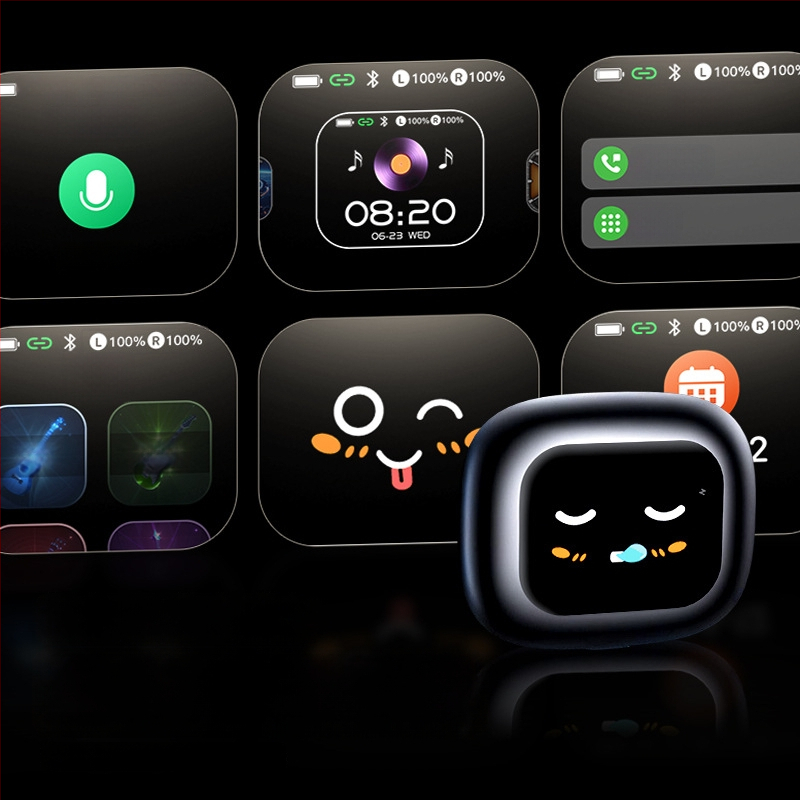 AI nutikas samaaegse tõlke Bluetooth peakomplekt, kõrvakaariku kilp, salvestus ja transkriptsioon, Android/iOS, Bluetooth 5.4, 400mAh, 45g, puutetundlik ja nupuvõti, 2025 mudel