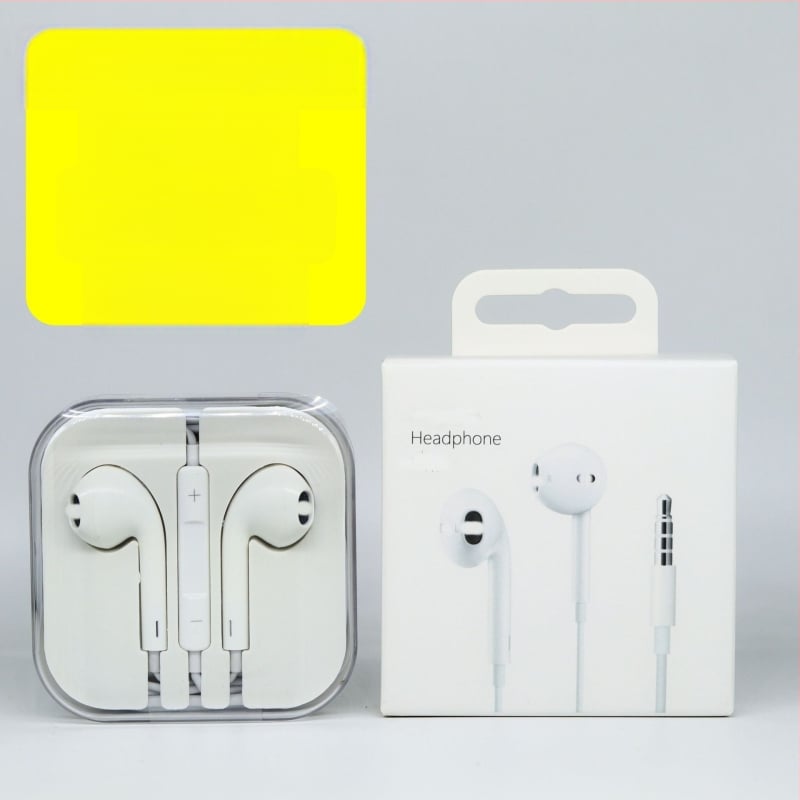 Căști in-ear, cu fir, cu mufa de 3,5 mm, microfon încorporat și telecomandă, compatibile cu iOS