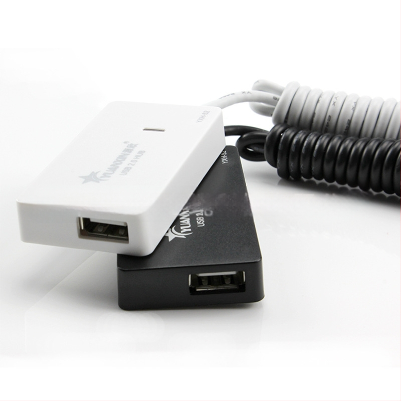 USB 2.0 HUB s 4 porta, kabel dugačak 1,2 m, visoke brzine za računalo