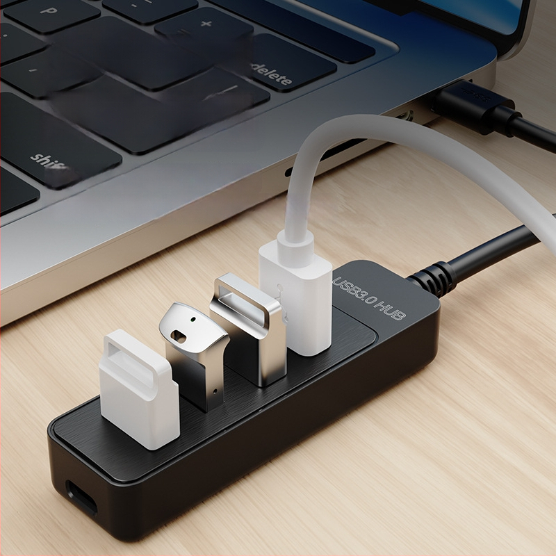 Fulian BRS-405 USB 3.0 hub s 4 porta, Type-C, visoko brzinski razdjelnik za računalo 1–4