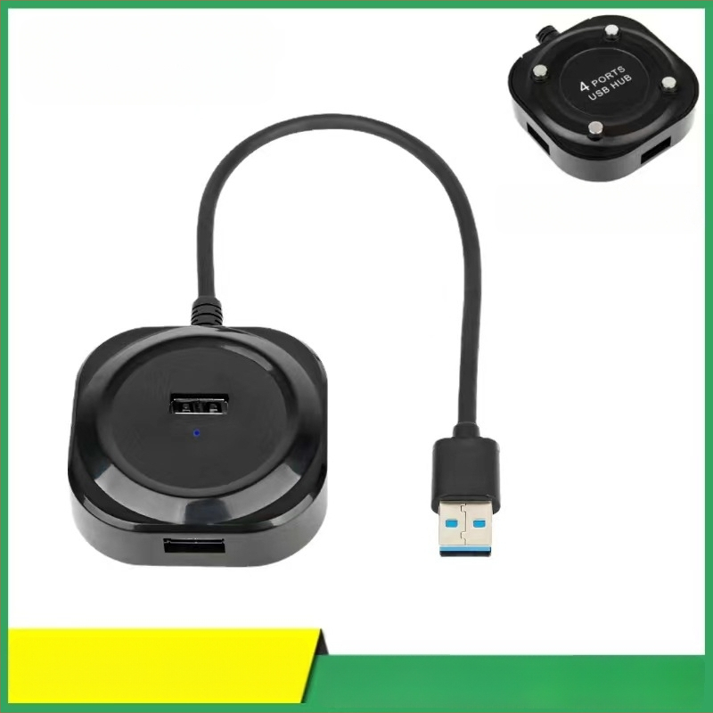 USB 3.0 štvorportový hub s USB-C rozšírením, docking stanica pre jeden na štyri počítače